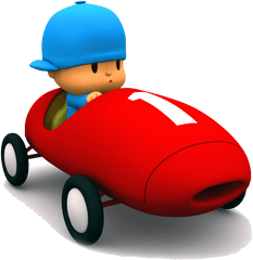 Picture - Pocoyo Race Car Png