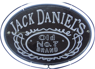 Jack Daniels 3d Neon - Circle Png