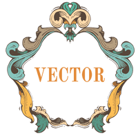 Flower Motif Pattern Frame Illustration Vector - Free PNG