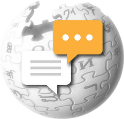 Wikipedia Chat Favicon Download - Logo Icon Png Svg Puzzle Globe