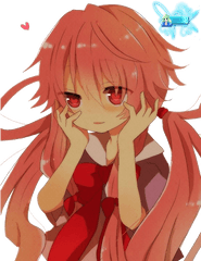 Anime Yuno Gasai Art Png Cute