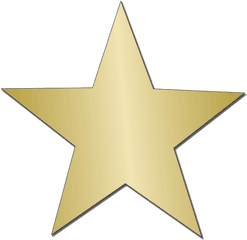 Gold Star Sticker Png Image - Gold Star Sticker Png
