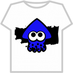 Splatoon Squid Emblem - Roblox Blue Squid Splatoon Png