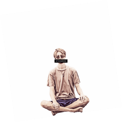 Man Sitting Meditation - Sitting Full Size Png Download Sitting