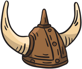 Viking Helmet Horns Armor Illustration - Clip Art Png