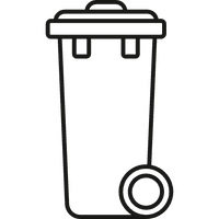 Vector Waste Can Garbage Free Transparent Image HD - Free PNG