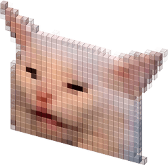 Smudge Table Cat Cursor - Memes Smudge The Cat Pixel Png