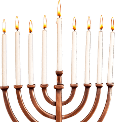 Menorah Celebrate Messiah - Metal Png