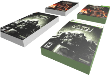 Fallout New Vegas Game Set - Fallout 3 Xbox 360 Png