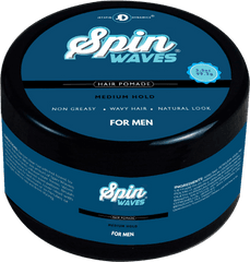 Spin Waves Hair Pomade - Packaging And Labeling Png