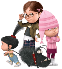 Dog Despicable Me Transparent Png - Despicable Me Girls