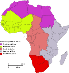 Outline Of Africa - Wikipedia Africa Regions Png