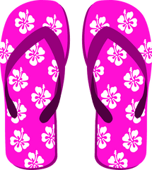 Beach Shoes Transparent Png Images - Summer Flip Flop Clipart