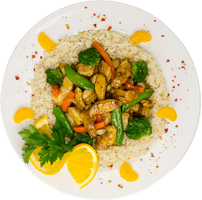 Food Plate Rice PNG Download Free