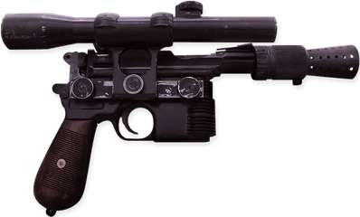 Gun Pistol Firearm - Gun Fire Png Download 24001565 Han Solo Gun Png