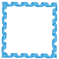 Blue Border Frame Transparent - Free PNG