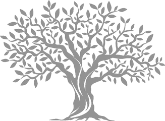 Transparent Olive Tree Silhouette - Silhouette Olive Tree Png