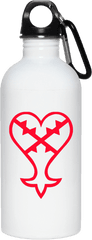 Heartless Logo Red U2013 Kingdom Hearts 23663 20 Oz Stainless Steel Water Bottle - Kingdom Hearts Heartless Logo Png