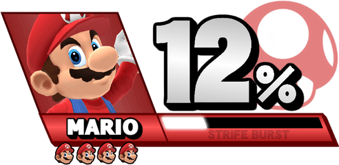 Ssbs - Hud Super Smash Bros Hud Full Size Png Download Cartoon