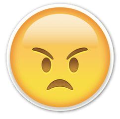 Emoticon Sadness Smiley Angry Emoji PNG File HD