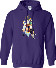 Kingdom Hearts Pullover Hoodie Png Logo