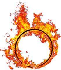 Freetoedit Fire Flame Sticker By Kay FernÃ¡ndez - Circle Fire Frame Png