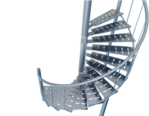 Stairs Steel Transparent Png Clipart - Spiral Staircase Transparent Background