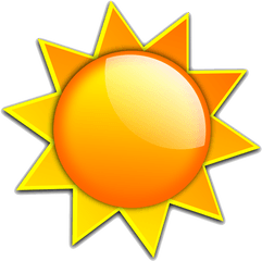 Sun Transparent Png - Clip Art Sunny Weather