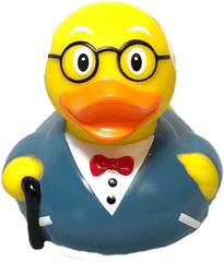 Grandpa Rubber Duck - Bath Toy Png