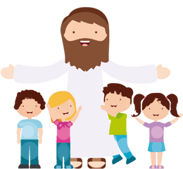 Download Jesus Vector 160 By Minayoussefsaleb - Transparent Jesus Con NiÃ±os Png