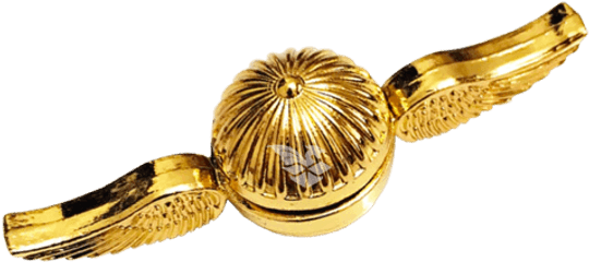 How To Get Golden Snitch Fidget Spinner - Gold Png