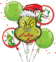 Download The Grinch Bouquet - Dr Seuss Grinch Naughty Or Grinch Png