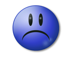 Sad Unhappy Sadness - Free Image On Pixabay Carita Triste Color Azul Png