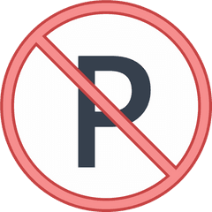 No Parking Icon Clipart - Full Size Clipart 2490076 Clip Art Png