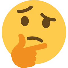 Lenny Face Emoji Png Image Mart - Thinking Emoji Discord Transparent