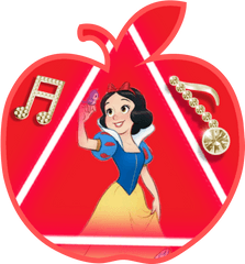 Snowwhite Snow White Red Apple Music - Emblem Png