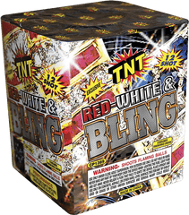 Fireworks Tnt Red White U0026 Bling - Tnt Fireworks Png