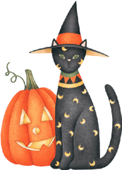 Pumpkin Mask Clipart Transparent Background - Gifs AnimÃ©s Halloween Cat And Pumpkin Cartoon Gif Png