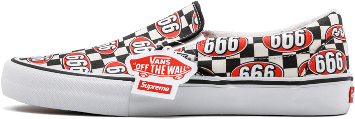 Download Supreme Vans Png Image With No - Vans Off The Wall