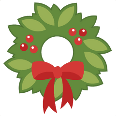 Christmas Wreath Svg Cutting Files Free Cuts - Christmas Wreath Svg Png