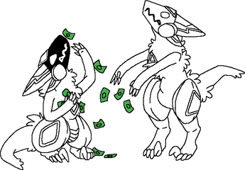 Pixilart - Its Raining Money By Basegurl Fictional Character Png