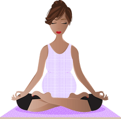 Pregnant Woman Doing Yoga - Free Vector Graphic On Pixabay Template Prenatal Yoga Png