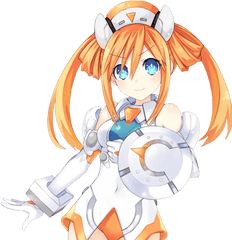 Steam Orange Heart Smiling - Neptunia Orange Heart Render Png