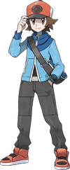 Black - Pokemon Black And White Protagonist Png