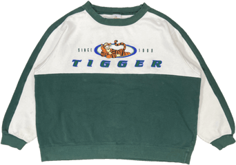 Vintage Tigger Winnie The Pooh Disney Sweat - Shirt 3247 Long Sleeve Png