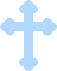 Baptism Clipart Transparent - Blue Cross Baptism Png