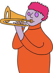 The Musician - Trumpeter Png