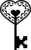 Heart Key HQ Image Free PNG