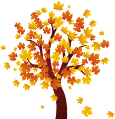 Fall Tree Clip Art - Tree Fall Clip Art Png