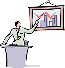 Presentation Royalty Free Vector Clip - Man Giving Presentation Png